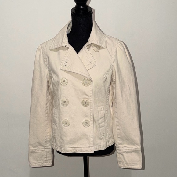American Eagle Outfitters Jackets & Blazers - NWT Y2K American Eagle Outfitters Women’s Double Breasted Cream Jacket